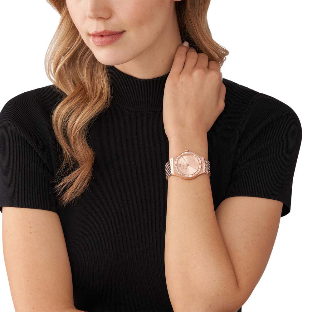 Montre Michael Kors Fossil Lennox Rose - Montres étanches Femme | Marc Orian