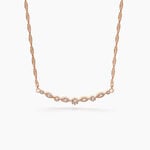 Collier Eugenie Argent Rose Oxyde De Zirconium - Colliers avec pierres Femme | Marc Orian