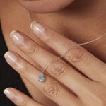 Collier Goutte Or Blanc Topaze - Colliers avec pierres Femme | Marc Orian