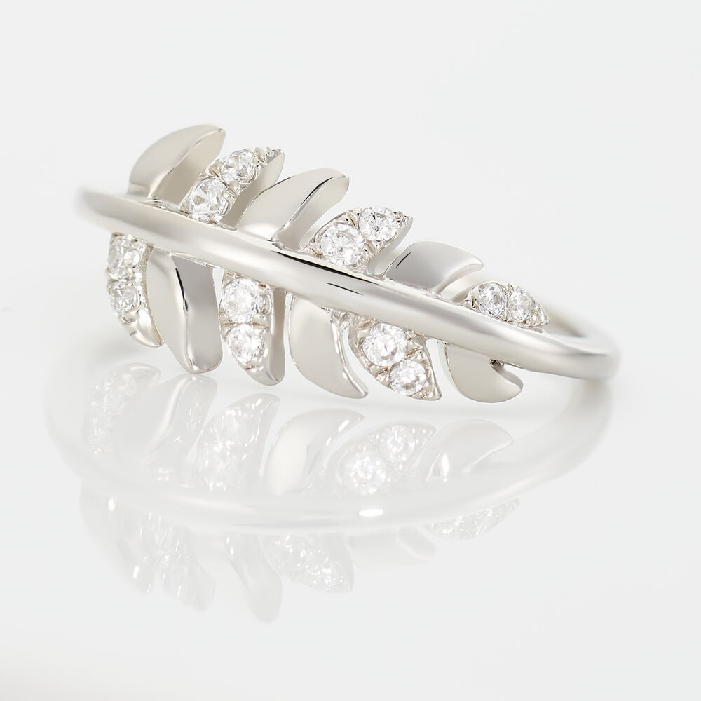 Bague Jade Argent Blanc Oxyde De Zirconium -  Femme | Marc Orian