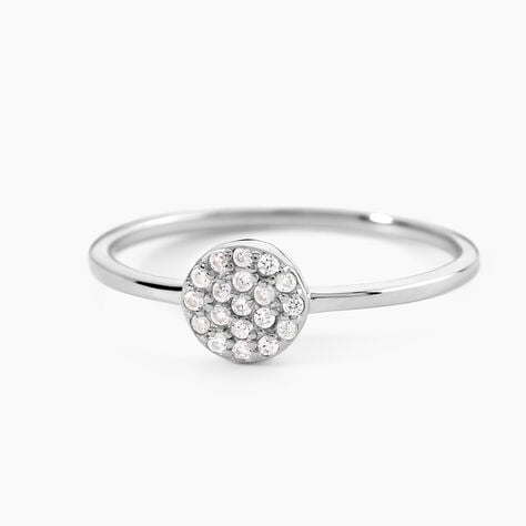 Bague Lorainne Argent Blanc Oxyde De Zirconium - Bijoux fantaisie Femme | Marc Orian