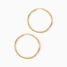 Créoles Valencina Or Jaune - Boucles d'oreilles Créoles Femme | Marc Orian