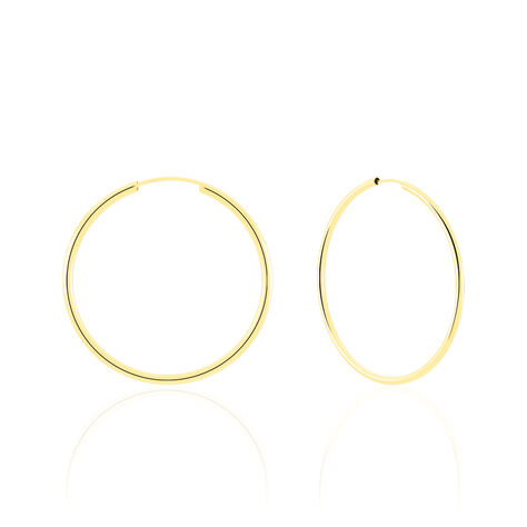 Créoles Valencina Or Jaune - Boucles d'oreilles Créoles Femme | Marc Orian