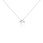 Collier Pluton Argent Blanc Oxyde De Zirconium - Colliers avec pierres Femme | Marc Orian