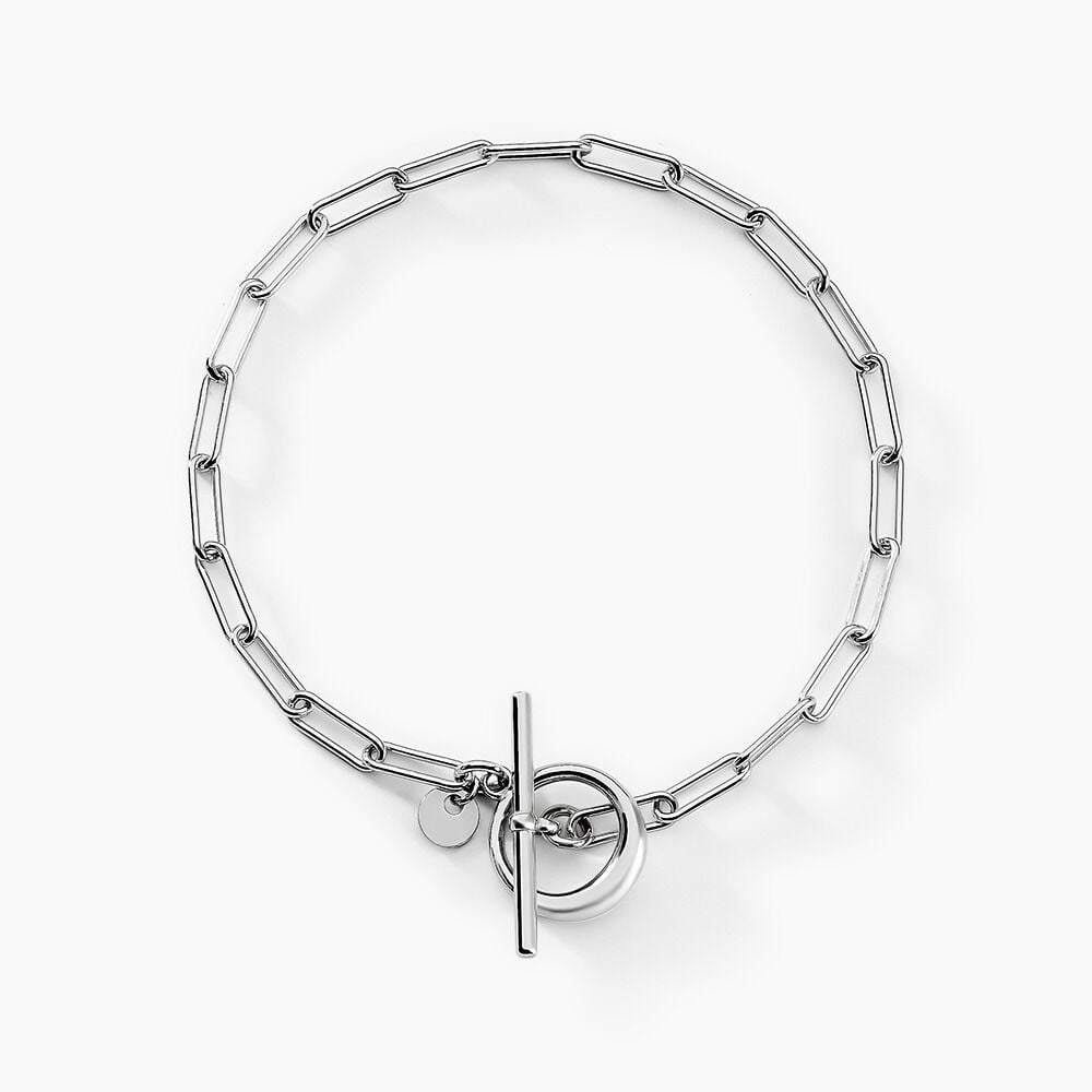 Bracelet Allyce Argent Blanc - Bracelets chaînes Femme | Marc Orian