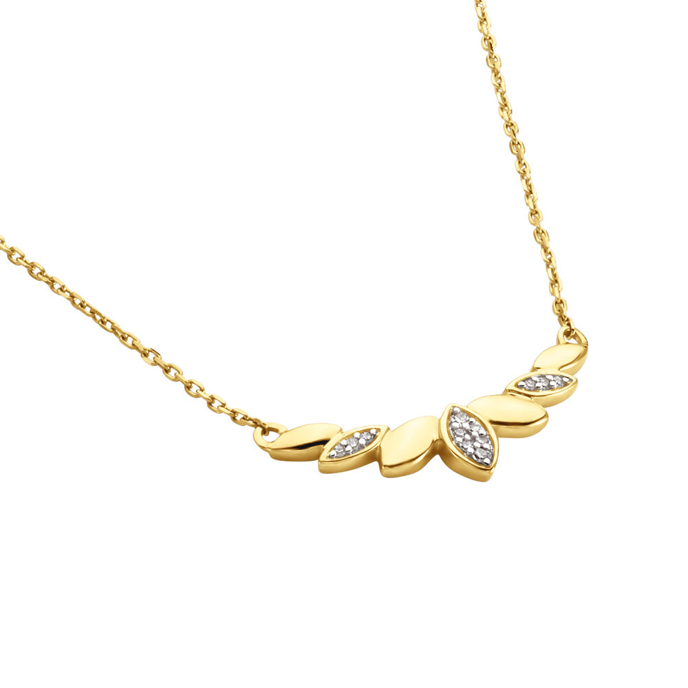 Collier Laverna Or Jaune Diamant - Colliers avec pierres Femme | Marc Orian