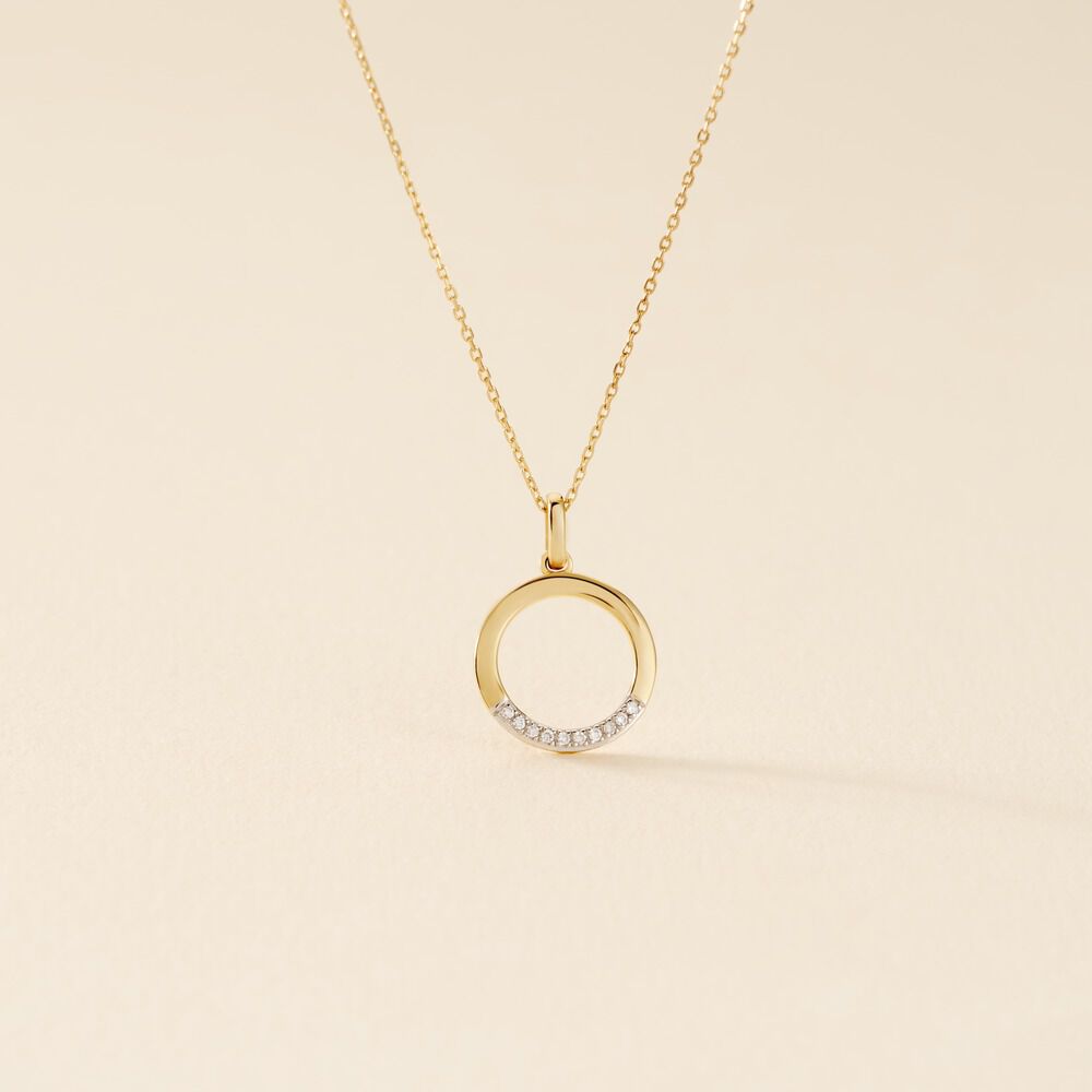 Collier Or Jaune Vahina Diamants - Colliers avec pierres Femme | Marc Orian