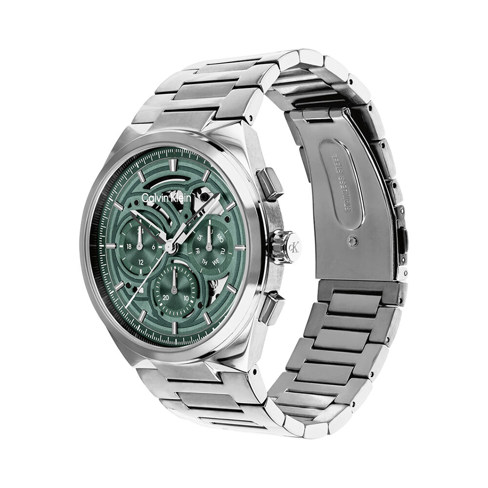 Montre Calvin Klein Distinguish Skeleton Vert - Montres &eacute;tanches Homme | Marc Orian