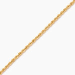 Bracelet Or Jaune Maille Corde - Bracelets mailles Femme | Marc Orian