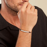 Bracelet Vicenzo Acier Blanc - Bracelets cuir Homme | Marc Orian