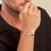 Bracelet Vicenzo Acier Blanc - Bracelets cuir Homme | Marc Orian