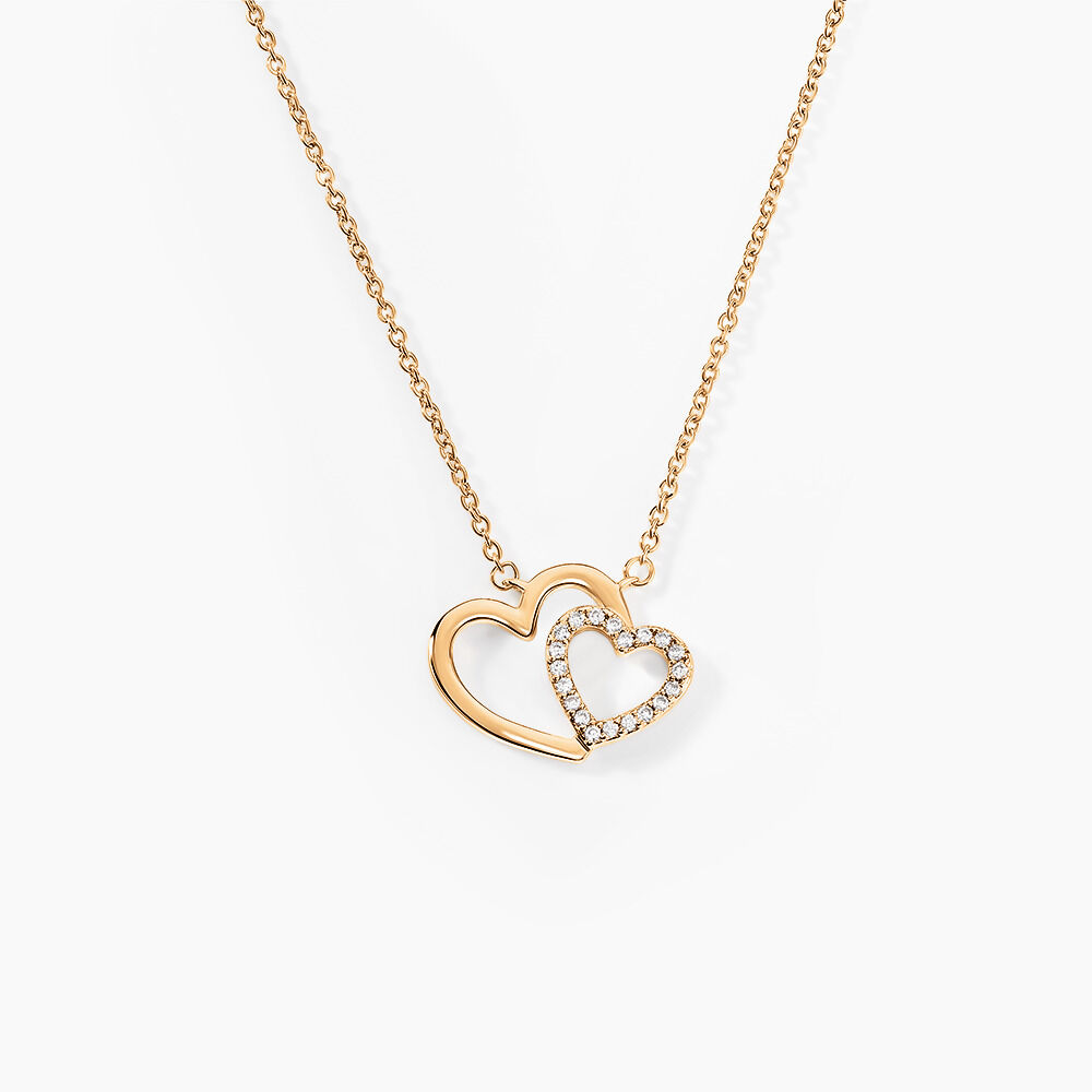 Collier Alexandra Plaqu&eacute; Or Jaune Oxyde De Zirconium - Colliers avec pierres Femme | Marc Orian