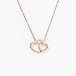 Collier Alexandra Plaqu&eacute; Or Jaune Oxyde De Zirconium - Colliers avec pierres Femme | Marc Orian