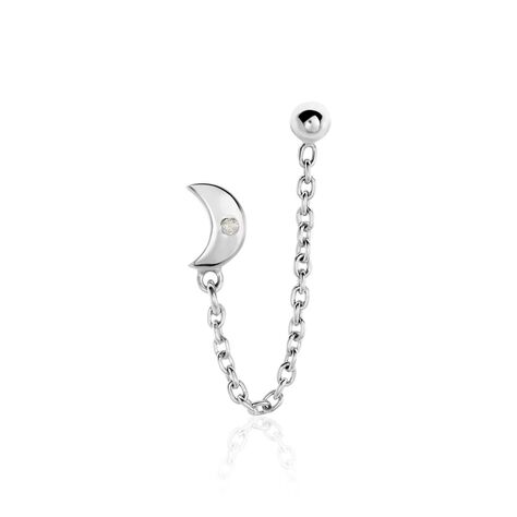 Bijou D'oreille Unitaire Argent Remigio - Boucles d'oreilles Ear cuffs Femme | Marc Orian