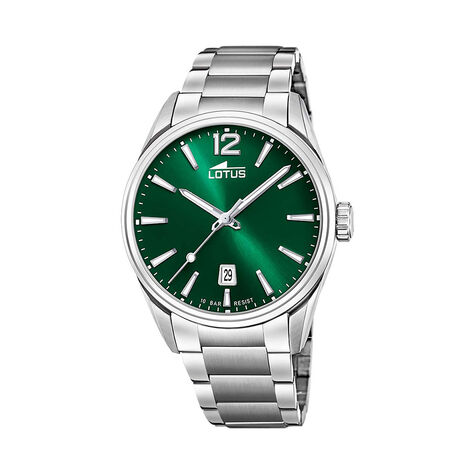 Montre Lotus Minimalist Vert - Montres classiques Homme | Marc Orian