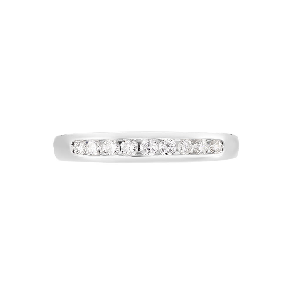 Alliance Giulia Or Blanc Diamant - Alliances duo Femme | Marc Orian