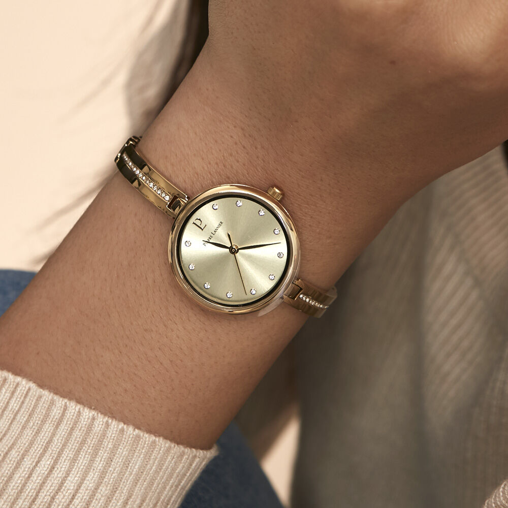 Montre Pierre Lannier Leia Doré - Montres classiques Femme | Marc Orian