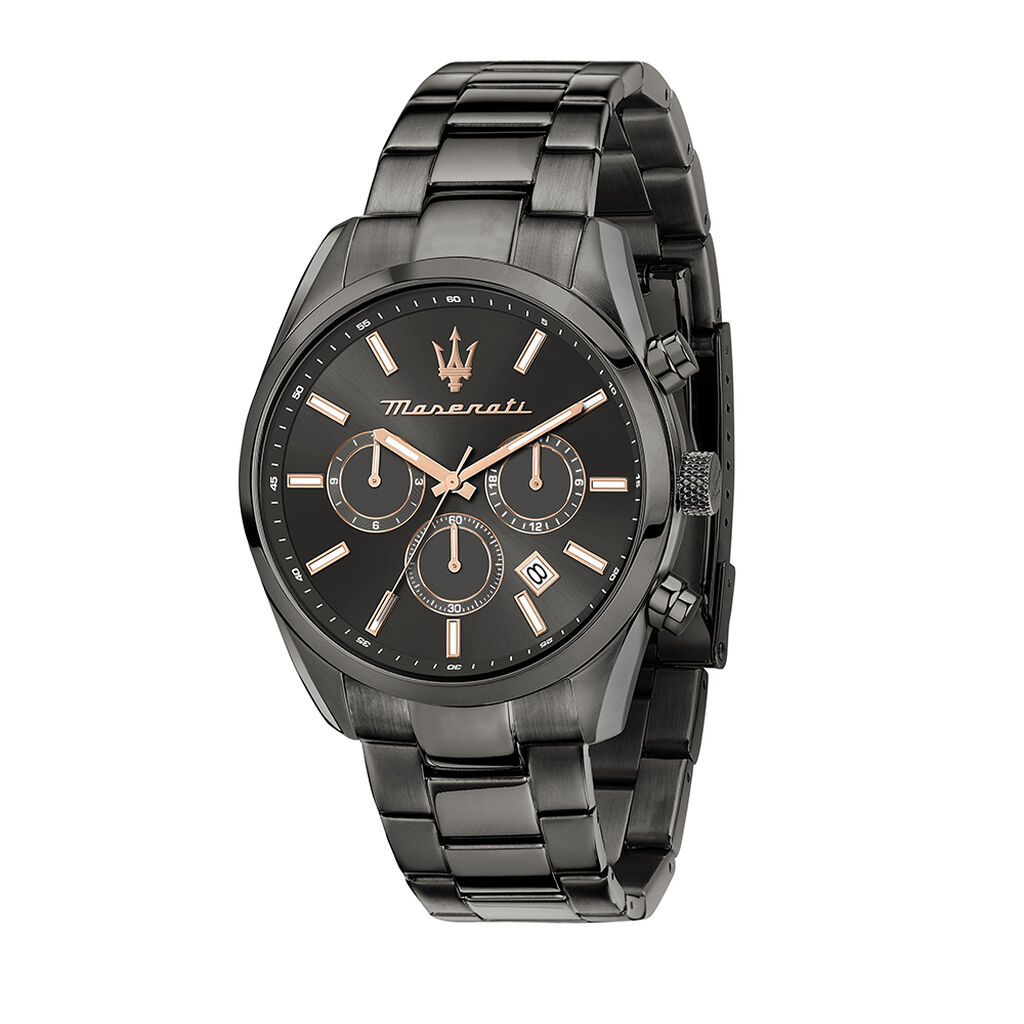 Montre Maserati Attrazione Noir - Montres &eacute;tanches Homme | Marc Orian