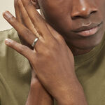 Alliance Aphroditia Demi Jonc Bombe Platine Blanc - Alliances duo Unisex | Marc Orian