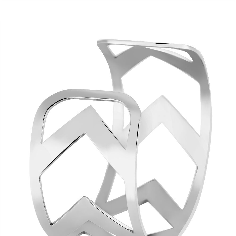 Bracelet Jonc Deanna Acier Blanc - Bracelets joncs Femme | Marc Orian