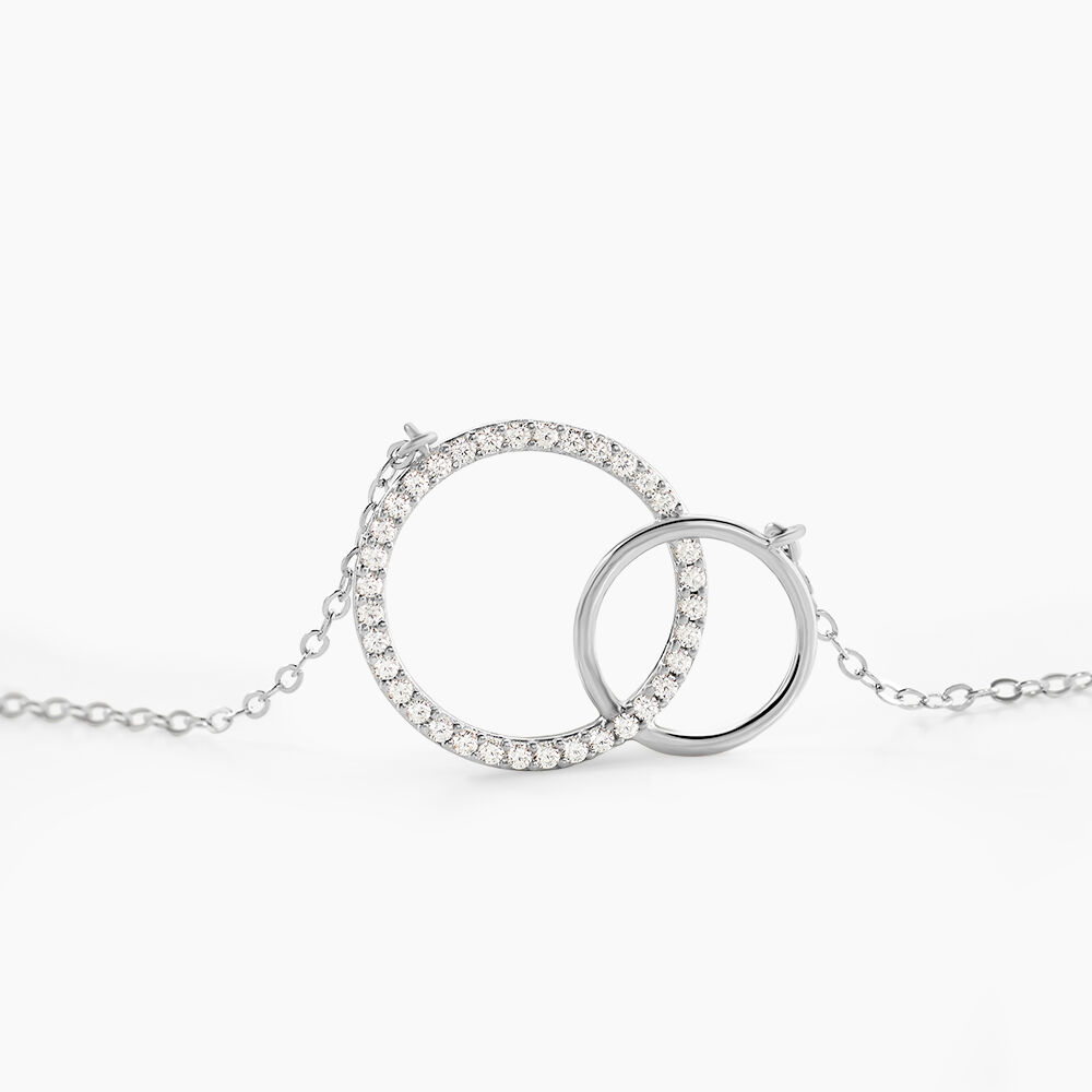 Collier Yalaz Argent Blanc Oxyde De Zirconium - Colliers avec pierres Femme | Marc Orian