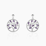 Boucles D'oreilles Pendantes Venka Argent Blanc Oxyde De Zirconium - Pendantes Femme | Marc Orian