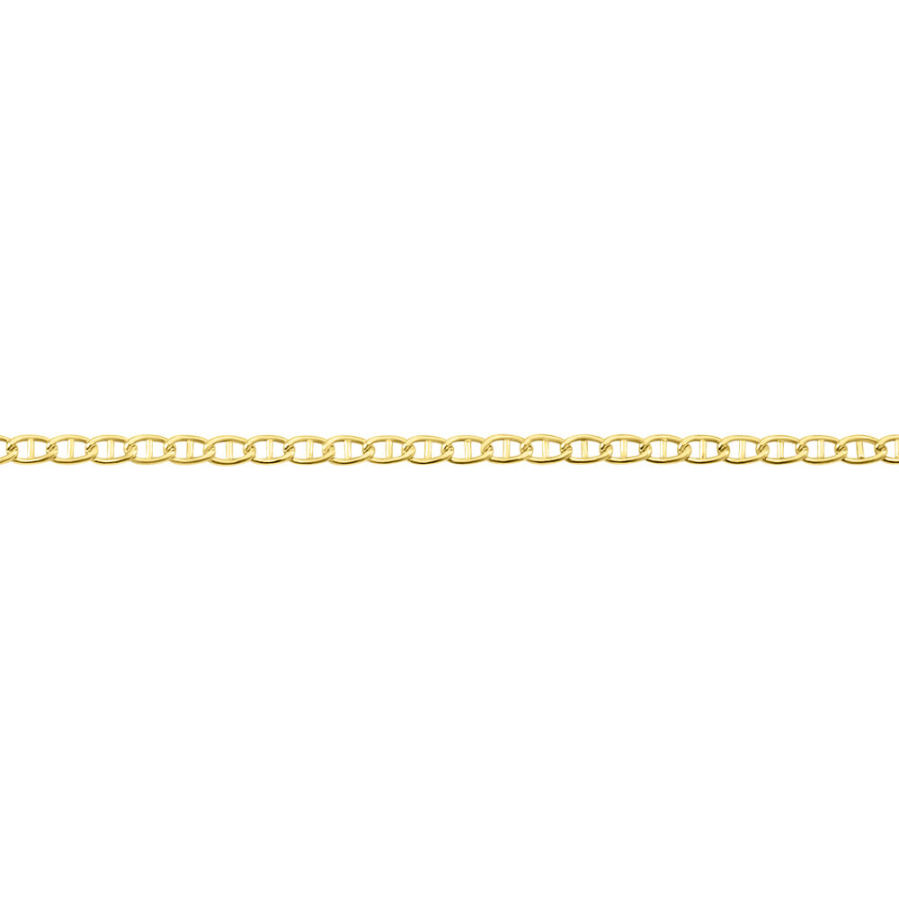 Collier Capucin Or Jaune Maille Marine Plate - Chaines Homme | Marc Orian