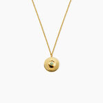 Collier Gladen Acier Jaune Aventurine - Colliers avec pierres Femme | Marc Orian