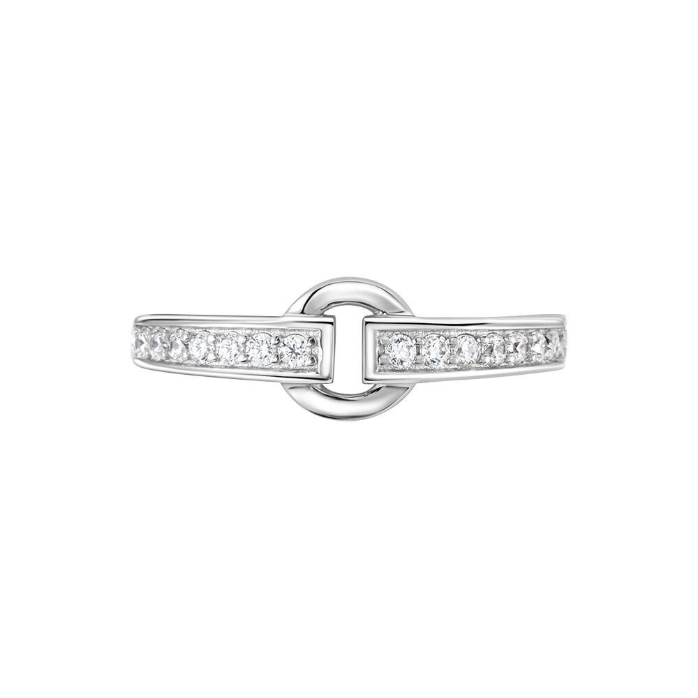Bague Argent Blanc Candis Oxyde De Zirconium - Bijoux fantaisie Femme | Marc Orian
