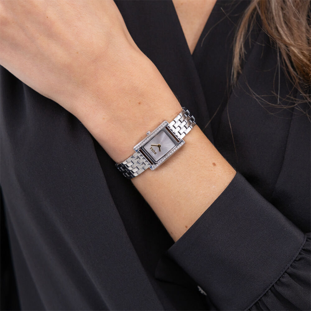 Montre Boss Lucy Precious Argenté - Montres Femme | Marc Orian