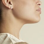 Cr&eacute;oles Argent Blanc Sadia - Cr&eacute;oles Femme | Marc Orian