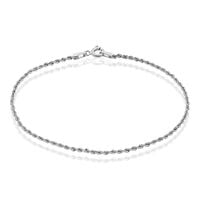 Bracelet Jerry Maille Corde Or Blanc