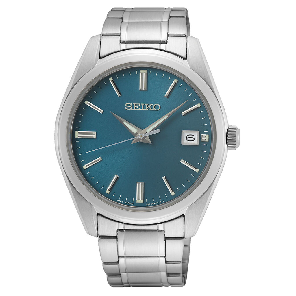 Montre Seiko Classique Turquoise - Montres classiques Homme | Marc Orian