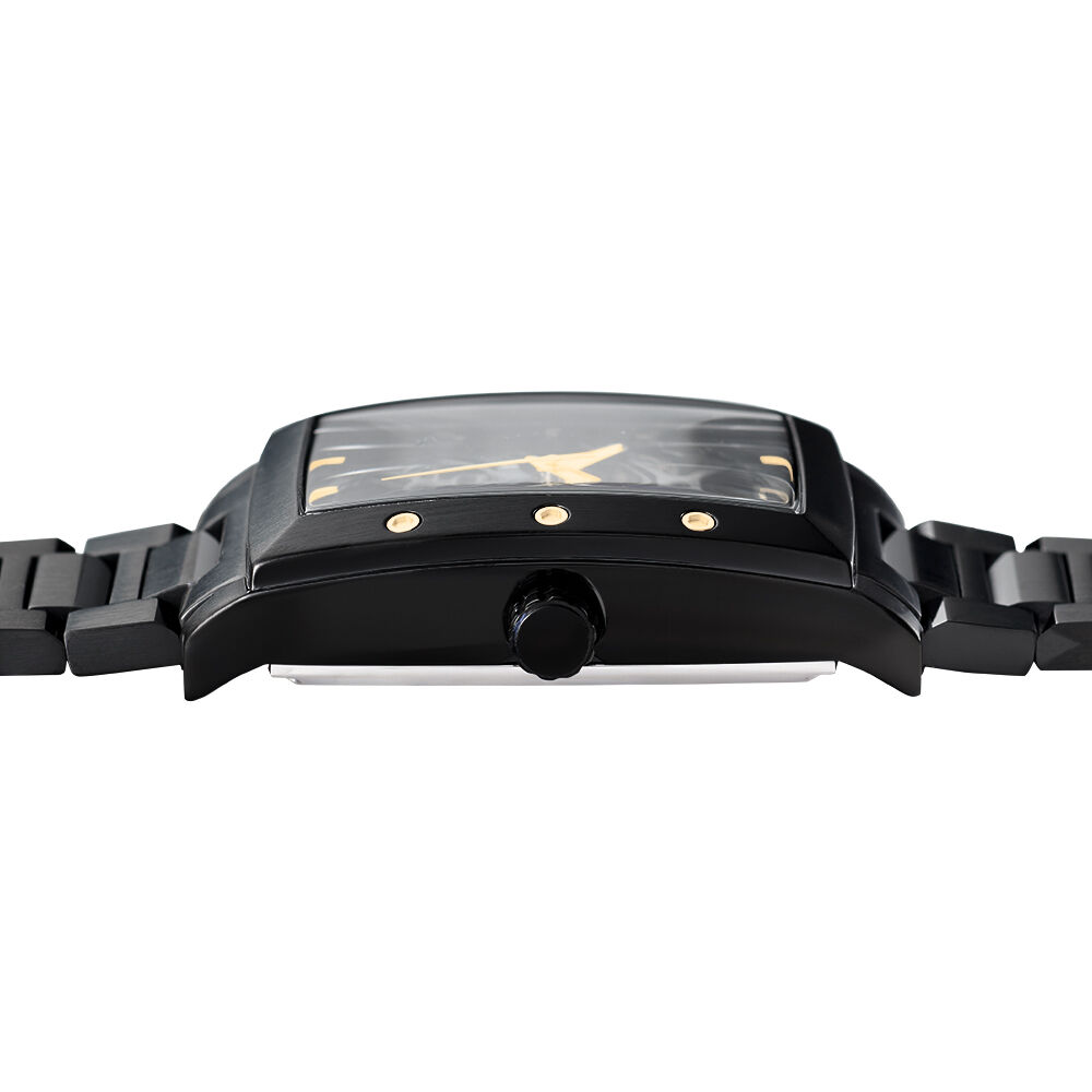Montre Pierre Lannier Hector Noir - Montres automatiques Homme | Marc Orian