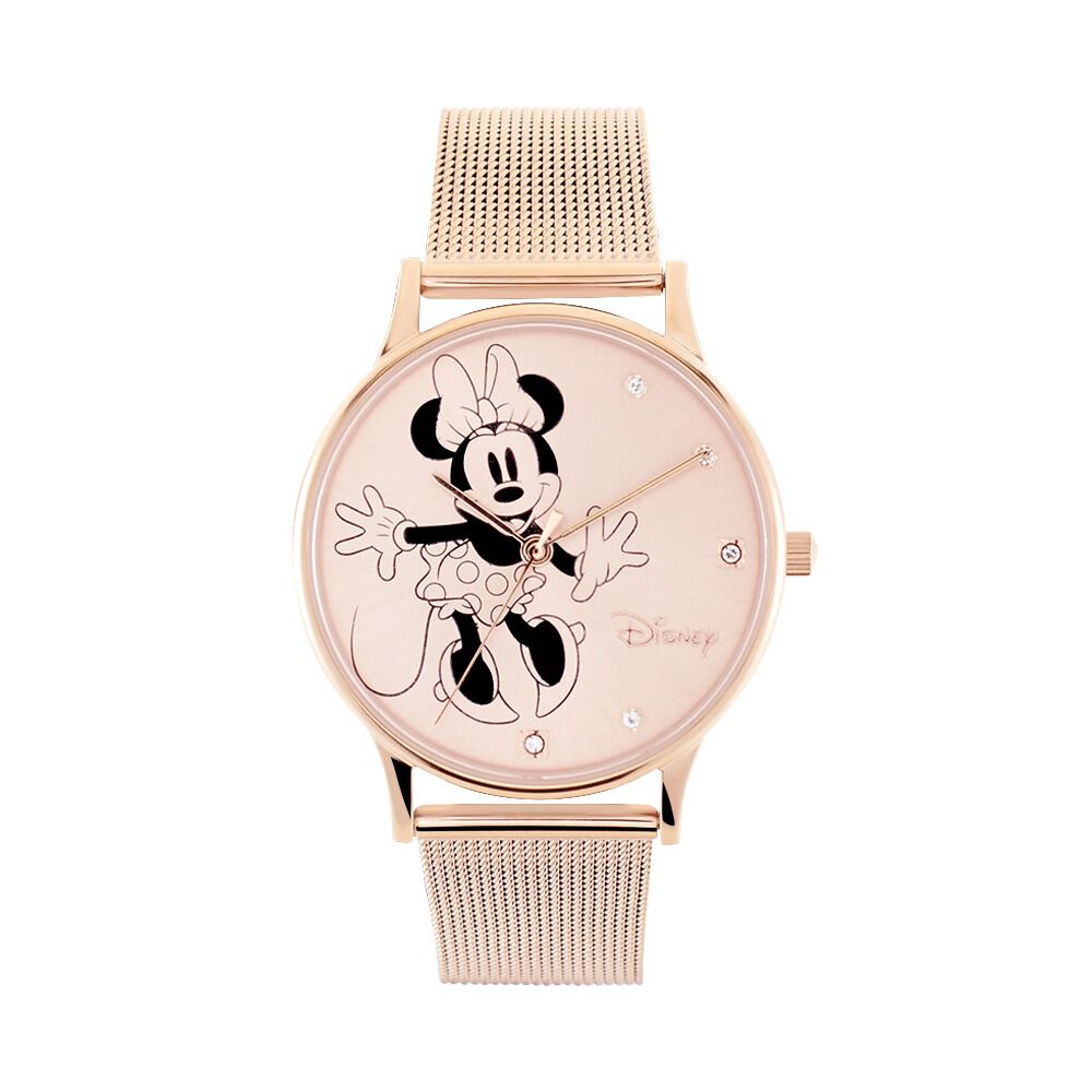 Montre Disney Doré Rose - Montres étanches Femme | Marc Orian