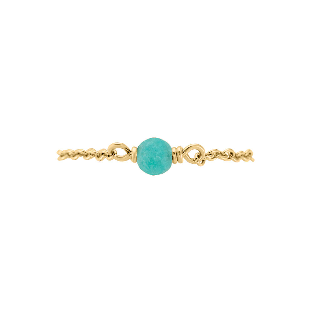 Bague Calliope Plaqué Or Doré Amazonite - Bagues de promesse Femme | Marc Orian