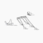 Boucles D'oreilles Pendantes Marsala Argent Blanc Oxyde De Zirconium - Pendantes Femme | Marc Orian