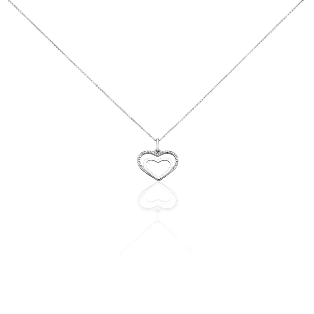 Collier Gasparde Argent Blanc Oxyde De Zirconium - Colliers avec pierres Femme | Marc Orian