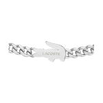Bracelet Lacoste Arthor Acier Blanc - Bracelets cha&icirc;nes Homme | Marc Orian