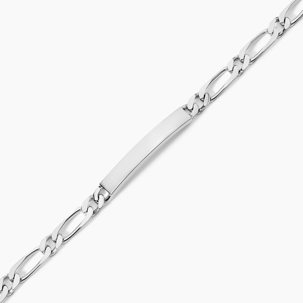 Bracelet Identit&eacute; Anilo Argent Blanc - Gourmettes Homme | Marc Orian