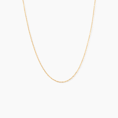 Chaîne Igoa Maille Forçat Diamantee Or Jaune - Chaines Femme | Marc Orian