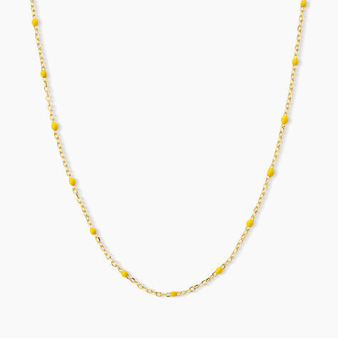 Collier Molly Argent Jaune - Colliers fantaisie Femme | Marc Orian
