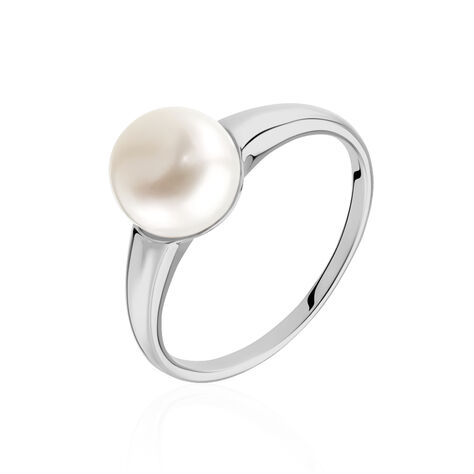 Bague Argent Blanc Perle De Culture - Bijoux fantaisie Femme | Marc Orian