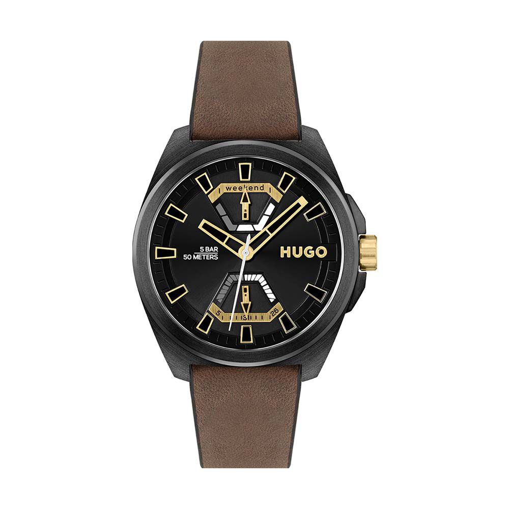 Montre Hugo Expose Noir - Montres étanches Homme | Marc Orian