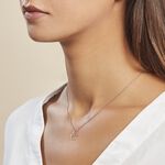 Pendentif Ionia Lettre Or Blanc - Pendentifs Famille | Marc Orian