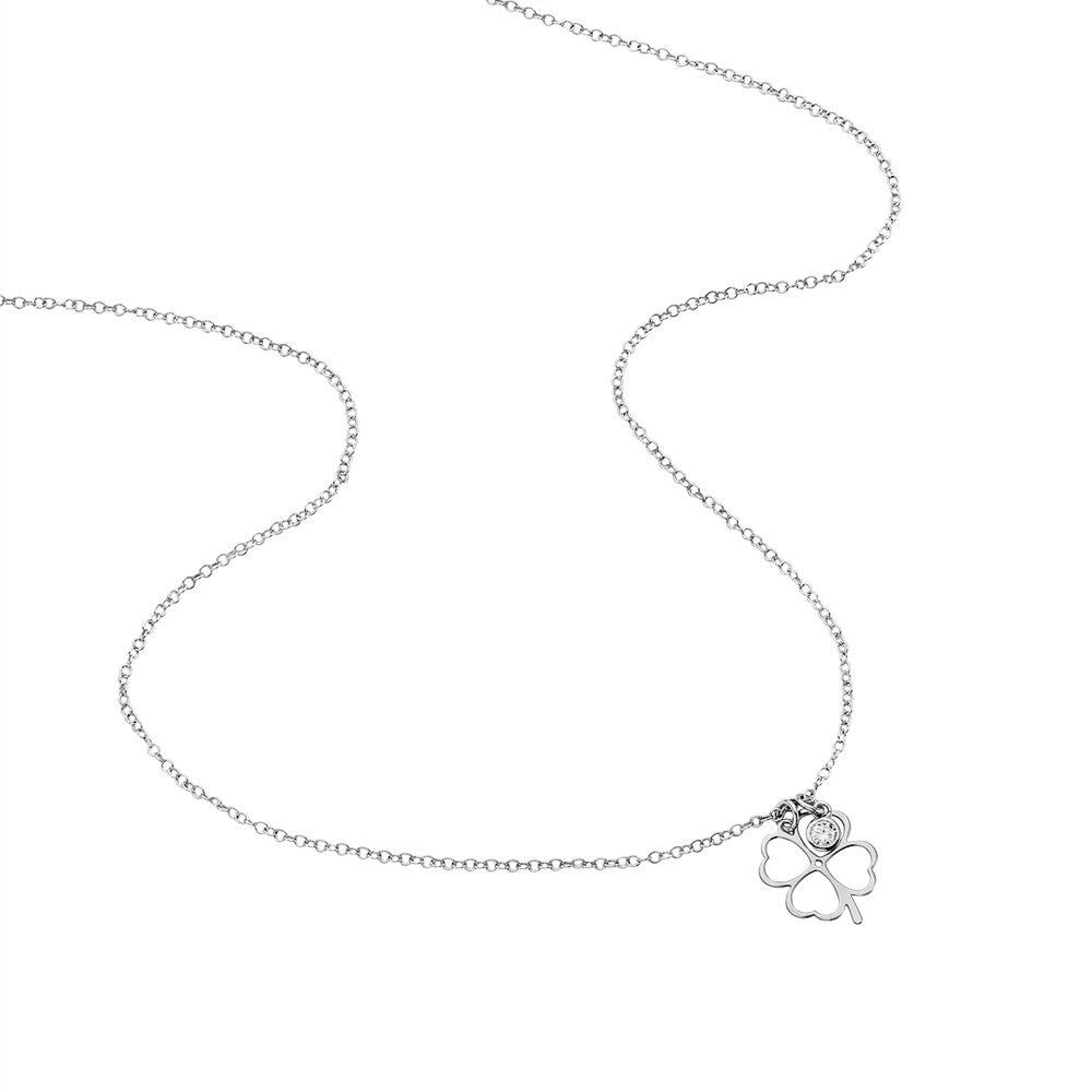 Collier Spirit Argent Blanc Oxyde De Zirconium - Colliers avec pierres Femme | Marc Orian