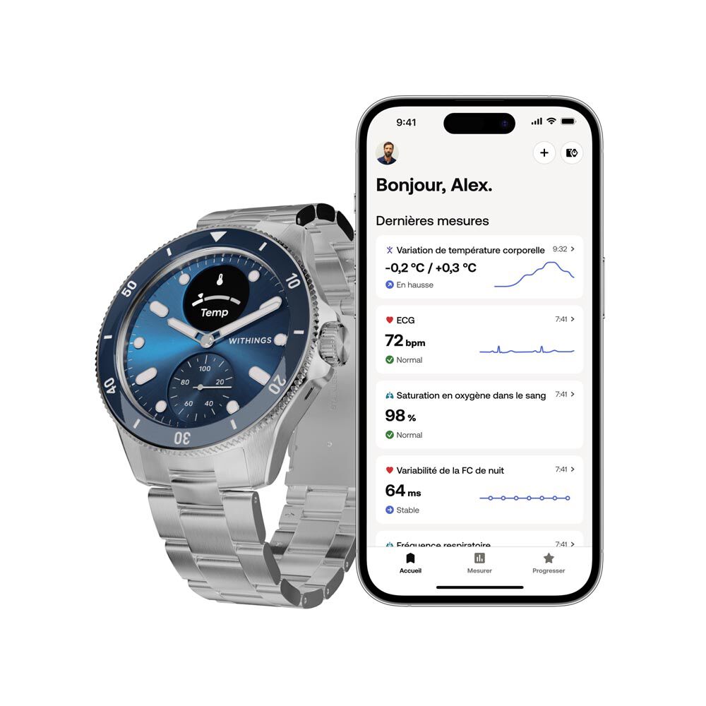 Montre Connectée Withings Scanwatch Nova - Montres connectées Homme | Marc Orian