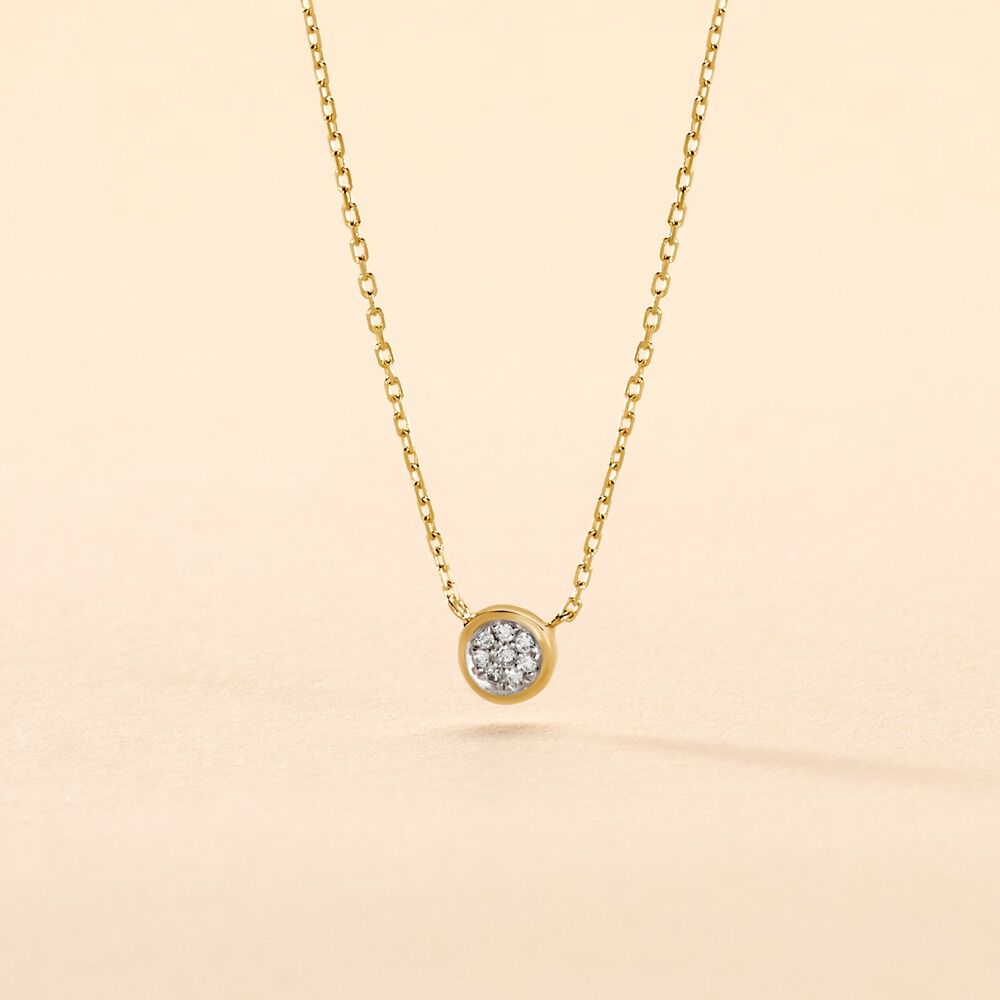 Collier Or Jaune Sofia Diamants - Colliers avec pierres Femme | Marc Orian