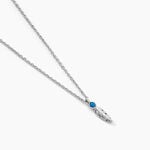 Collier Nahara Argent Blanc Oxyde De Zirconium - Colliers avec pierres Femme | Marc Orian