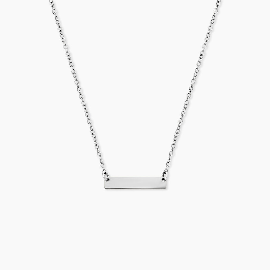 Collier Suzeanne Argent Blanc - Colliers fantaisie Femme | Marc Orian